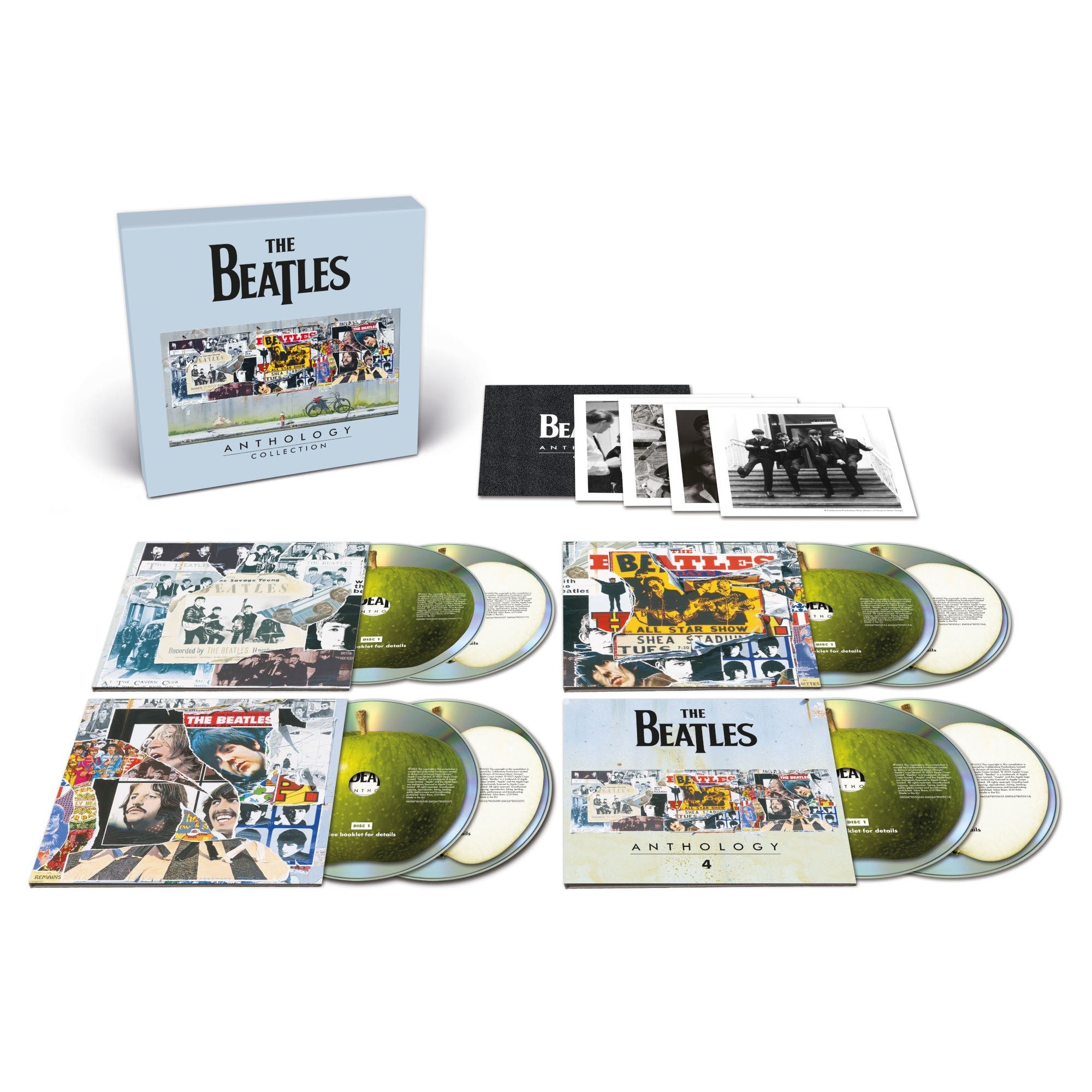 The Beatles Anthology Collection (2025 Edition) Limited, Numbered Photo Art Card Set: 8CD Boxset 419178