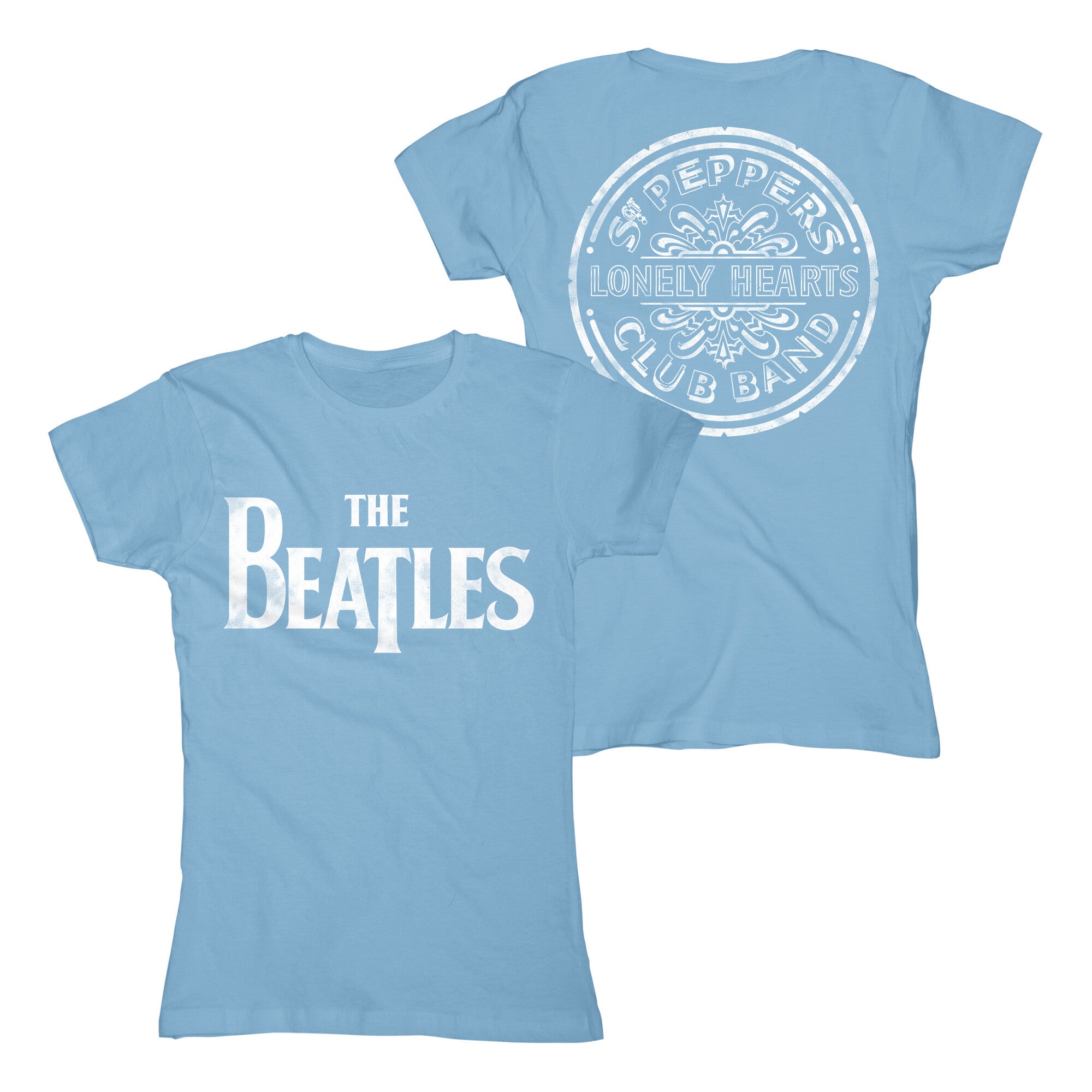 The Beatles Sgt Peppers Distressed Girlie Shirt 184039