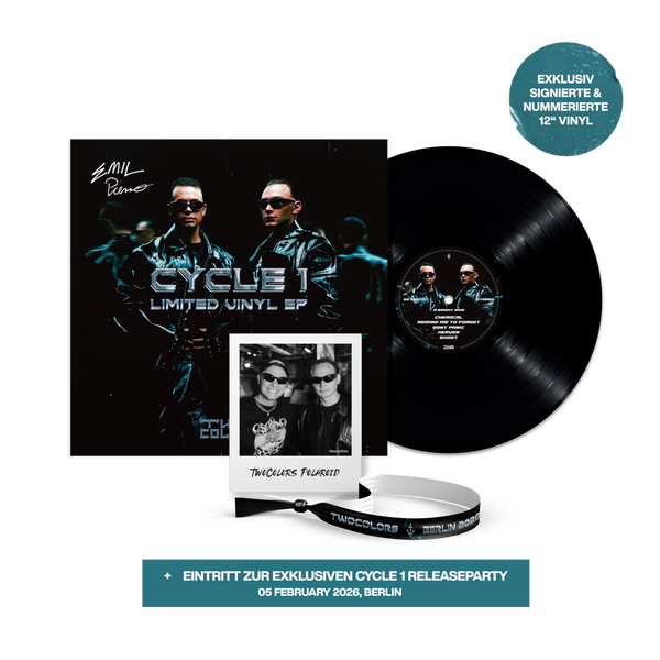 twocolors - CYCLE 1 (Signierte Nummerierte Limitierte Vinyl EP + 1 Event Ticket)
